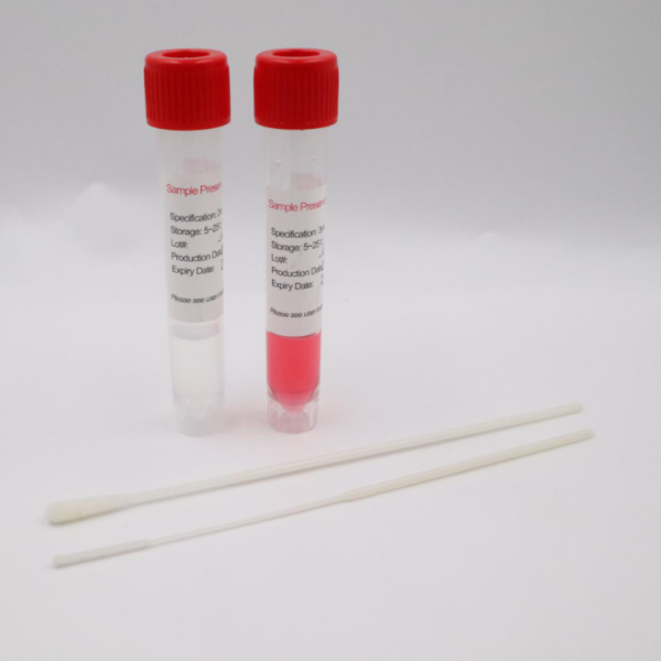 Virus de laboratoire Collecte nasale Prélèvement de virus à usage unique Collecte stérile