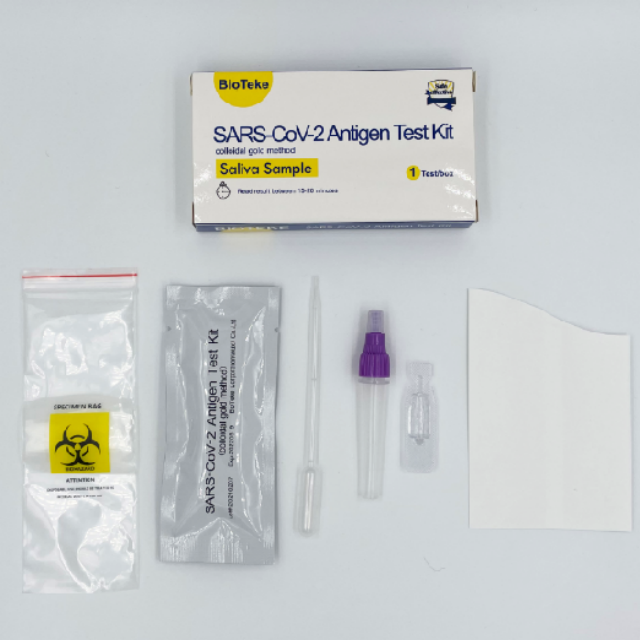 test rapide IVD kit de test d'antigène colloïdal COVID-19(SARS-CoV-2) écouvillon de salive